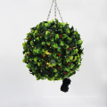 Home interior outdoor preserved boxwood double ball for balcony